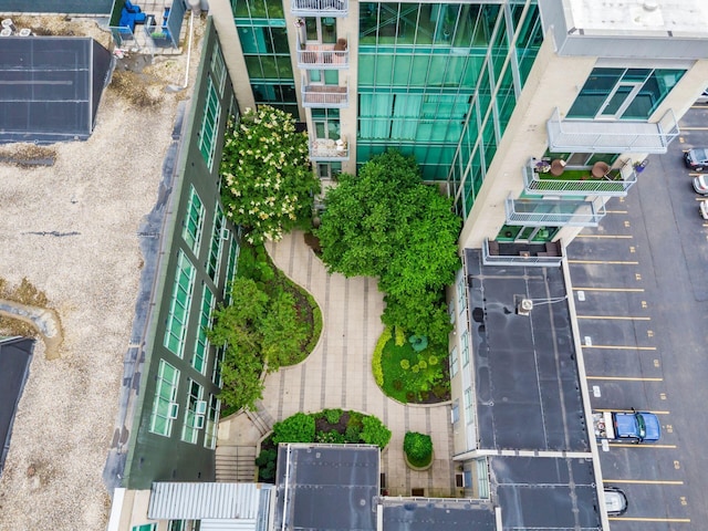 60 E Spring St Unit 214, Columbus, OH 43215 - aerial view