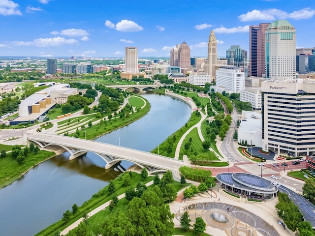60 E Spring St Unit 214, Columbus, OH 43215 - view of urban area with a notable bridge and a large body of water