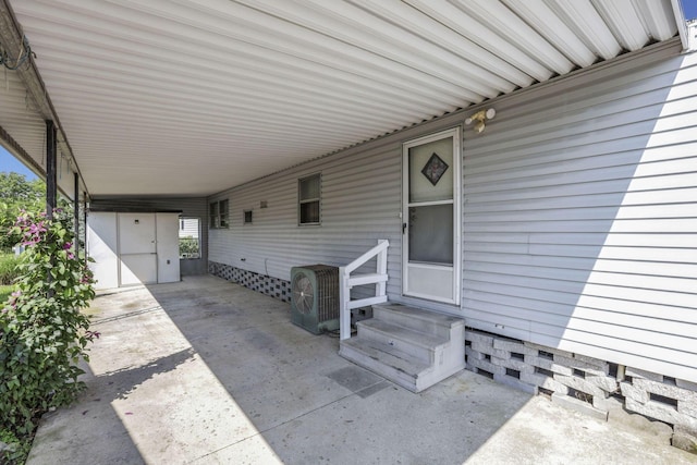 4455 Janice Marie Blvd, Obetz, OH 43207 - view of patio / terrace with entry steps and a carport