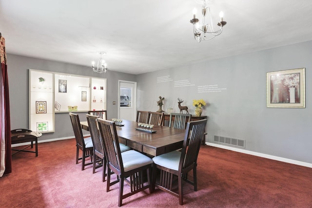 285 E Broad St, Pataskala, OH 43062 - dining room with a chandelier and carpet