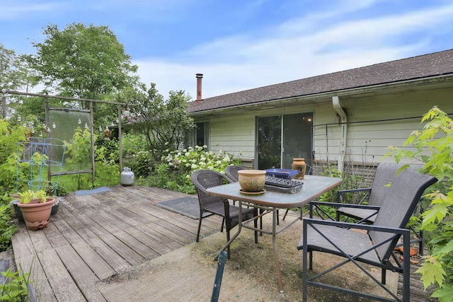 285 E Broad St, Pataskala, OH 43062 - deck featuring outdoor dining area