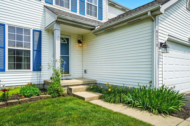 8578 Bivouac Pl, Galloway, OH 43119 - entrance to property with an attached garage