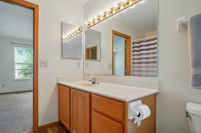 8578 Bivouac Pl, Galloway, OH 43119 - bathroom featuring vanity and toilet