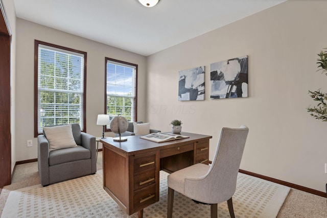 101 Stirling Way, Etna, OH 43062 - office featuring baseboards and light colored carpet
