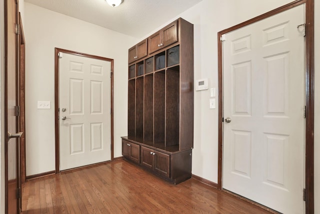 101 Stirling Way, Etna, OH 43062 - mudroom featuring dark wood-type flooring and baseboards