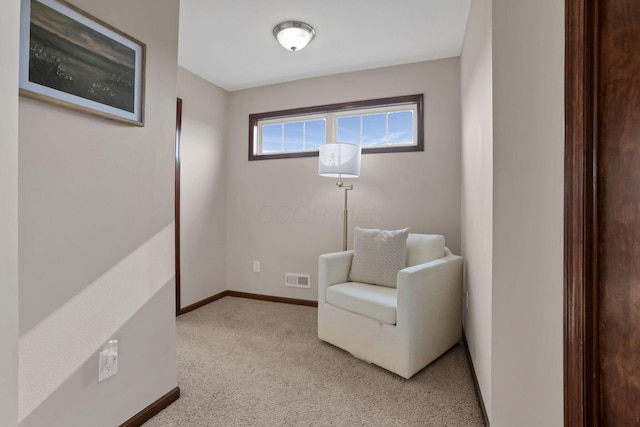 101 Stirling Way, Etna, OH 43062 - sitting room featuring baseboards and light colored carpet