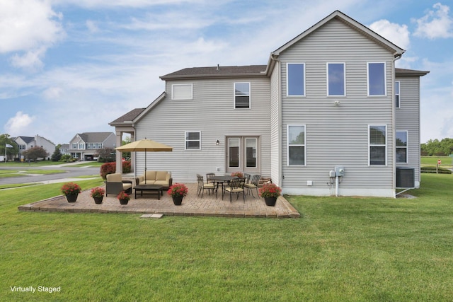 101 Stirling Way, Etna, OH 43062 - back of property featuring outdoor lounge area, a yard, and a patio area