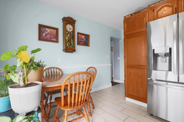 568 Swackhammer Rd, Circleville, OH 43113 - dining area with baseboards