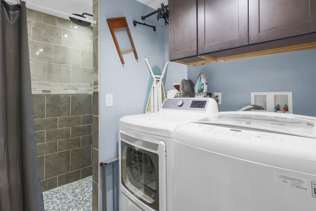 568 Swackhammer Rd, Circleville, OH 43113 - laundry area with separate washer and dryer and cabinet space