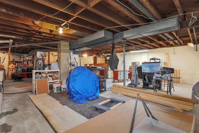 568 Swackhammer Rd, Circleville, OH 43113 - view of unfinished basement