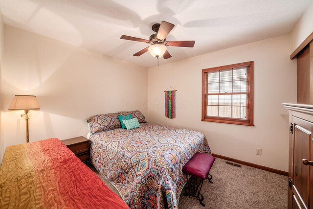 4051 Tamarack Ave, Grove City, OH 43123 - bedroom featuring carpet floors and a ceiling fan