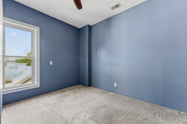 264 W High St, Mount Gilead, OH 43338 - spare room featuring carpet flooring and a ceiling fan