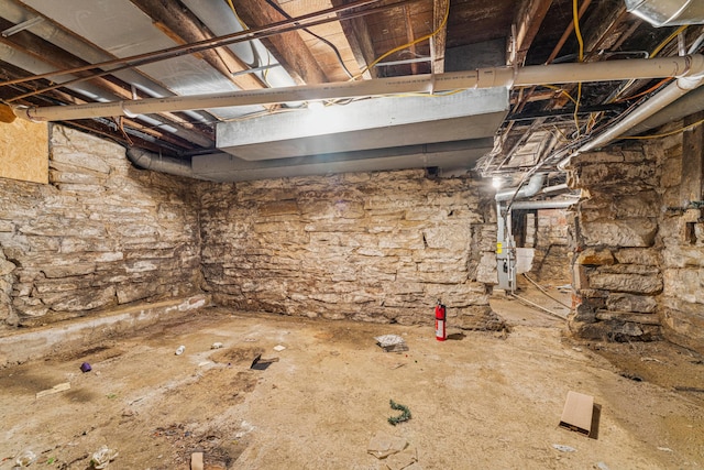 264 W High St, Mount Gilead, OH 43338 - view of unfinished basement
