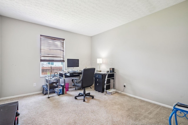 921 Harbinger Cir E, Columbus, OH 43213 - carpeted office space with a textured ceiling