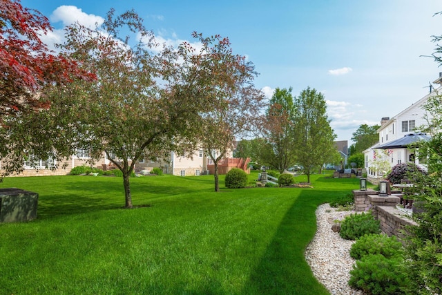 7212 New Albany Links Dr, New Albany, OH 43054 - view of green lawn featuring a residential view