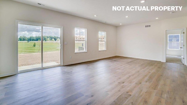 183 Badger Pass, Newark, OH 43055 - unfurnished room featuring wood finished floors and recessed lighting