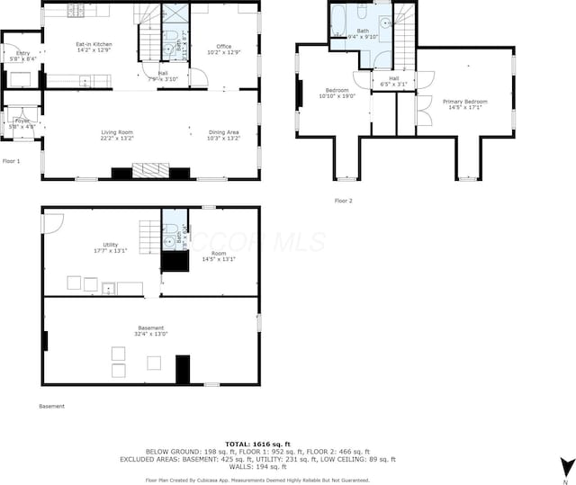 33 E Frankfort St, Columbus, OH 43206 - view of home floor plan