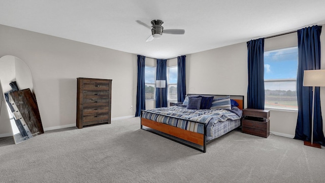8145 Rhoderick Cir, Reynoldsburg, OH 43068 - bedroom featuring carpet floors and ceiling fan