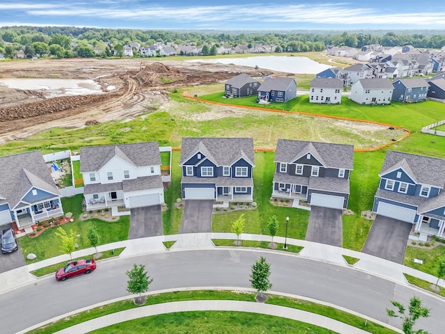 8145 Rhoderick Cir, Reynoldsburg, OH 43068 - aerial perspective of suburban area with a nearby body of water