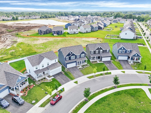 8145 Rhoderick Cir, Reynoldsburg, OH 43068 - aerial view of residential area featuring a large body of water