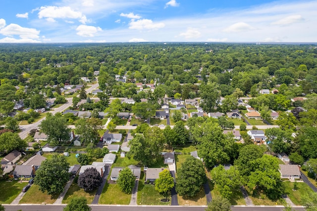 2554 Nottingham Rd, Upper Arlington, OH 43221 - aerial view of residential area with a forest