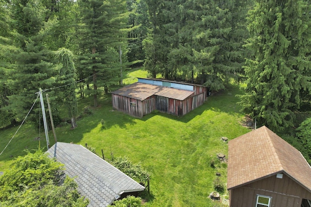2083 Welsh Hills Rd, Granville, OH 43023 - aerial view of property and surrounding area with a forest