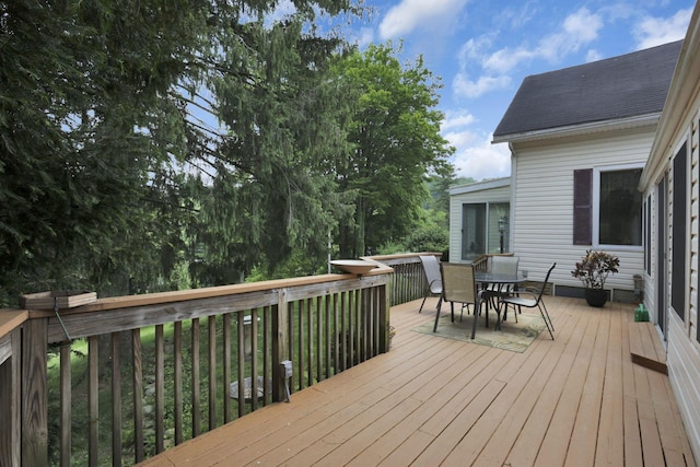 2083 Welsh Hills Rd, Granville, OH 43023 - wooden terrace featuring outdoor dining space