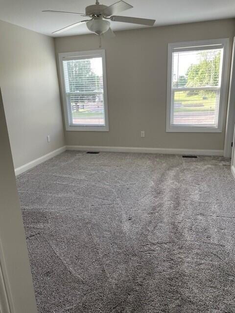 332 Bottecchia Blvd, Johnstown, OH 43031 - carpeted spare room with a ceiling fan and plenty of natural light
