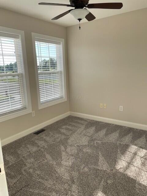 332 Bottecchia Blvd, Johnstown, OH 43031 - carpeted spare room with a ceiling fan and baseboards