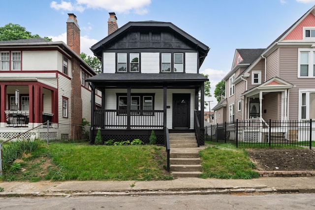 1591 Franklin Ave, Columbus, OH 43205 - view of front of home with covered porch