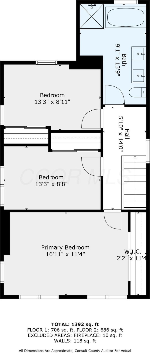 1591 Franklin Ave, Columbus, OH 43205 - view of floor plan / room layout