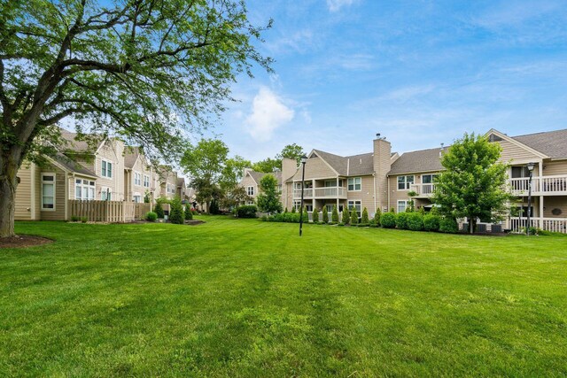 3381 Fishinger Mill Dr, Hilliard, OH 43026 - view of yard with a residential view