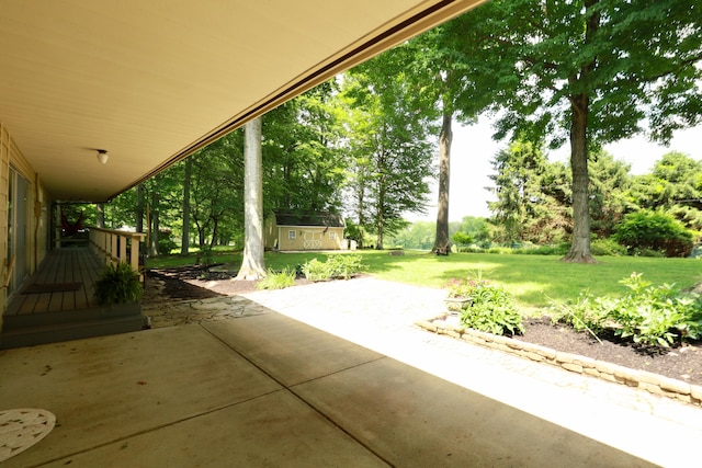120 Hickory Ln, Lancaster, OH 43130 - view of patio / terrace with an outdoor structure