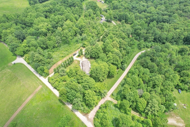 562 Bowman Ln, Chillicothe, OH 45601 - aerial view of property and surrounding area featuring a forest