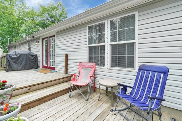562 Bowman Ln, Chillicothe, OH 45601 - deck featuring area for grilling