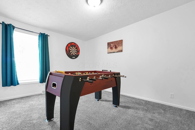562 Bowman Ln, Chillicothe, OH 45601 - playroom featuring carpet and a textured ceiling