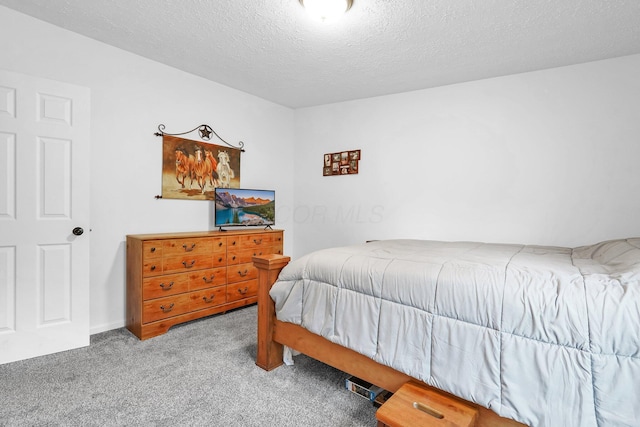 562 Bowman Ln, Chillicothe, OH 45601 - bedroom featuring carpet flooring and a textured ceiling
