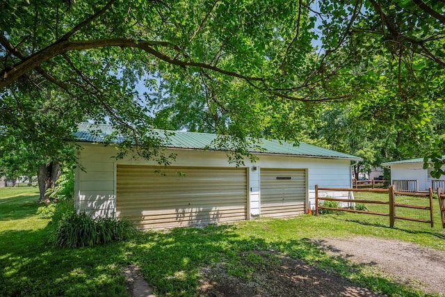 247 3rd St, La Rue, OH 43332 - view of detached garage