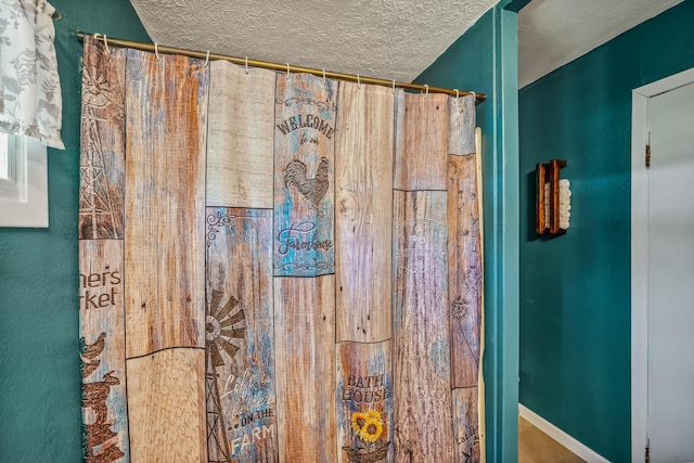 247 3rd St, La Rue, OH 43332 - bathroom with a textured ceiling