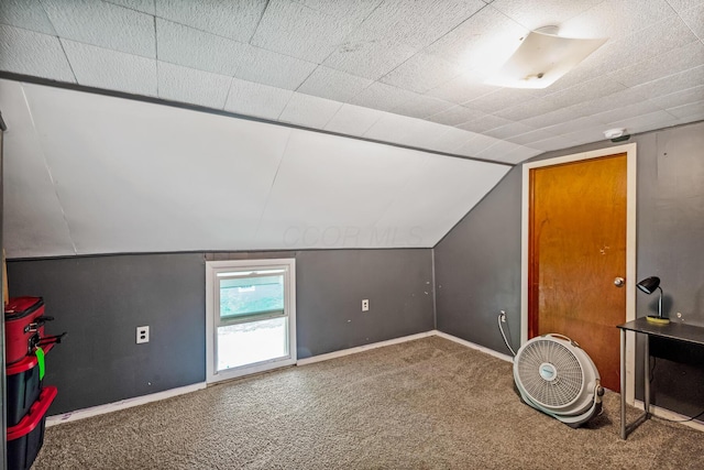 247 3rd St, La Rue, OH 43332 - additional living space featuring lofted ceiling and carpet