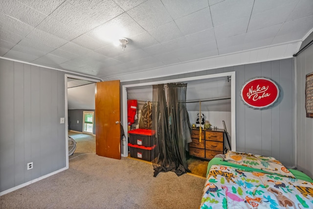 247 3rd St, La Rue, OH 43332 - carpeted bedroom with a closet and baseboards