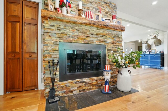 8384 Morris Rd, Hilliard, OH 43026 - detailed view of wood finished floors and recessed lighting