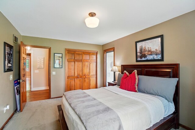 8384 Morris Rd, Hilliard, OH 43026 - bedroom featuring a closet and light colored carpet