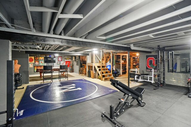 8384 Morris Rd, Hilliard, OH 43026 - view of exercise area