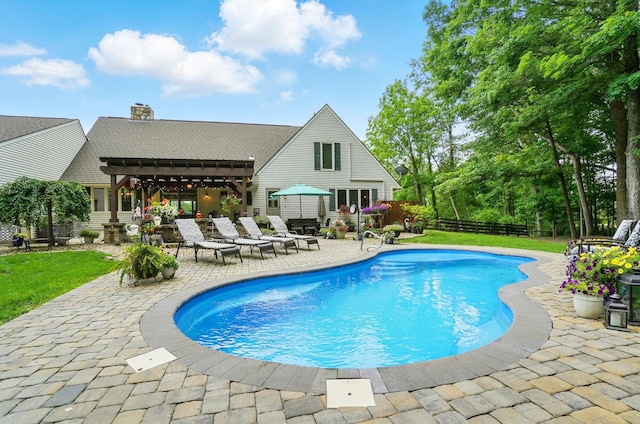 8384 Morris Rd, Hilliard, OH 43026 - view of pool with a patio