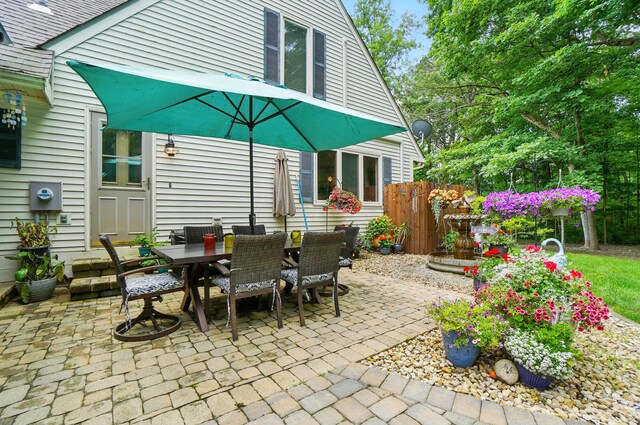 8384 Morris Rd, Hilliard, OH 43026 - view of patio with outdoor dining area