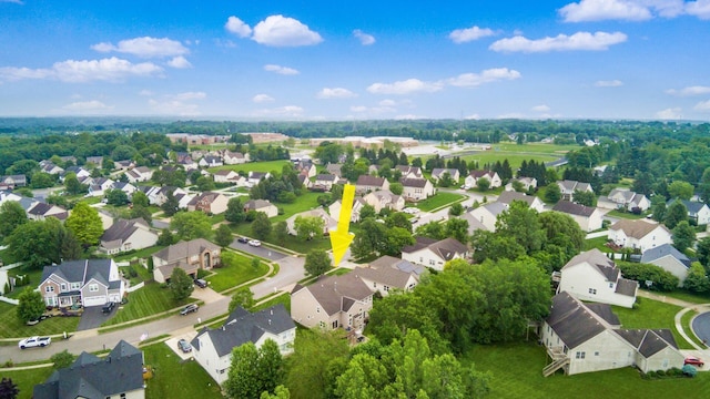 2467 Roe Dr, Lewis Center, OH 43035 - aerial perspective of suburban area