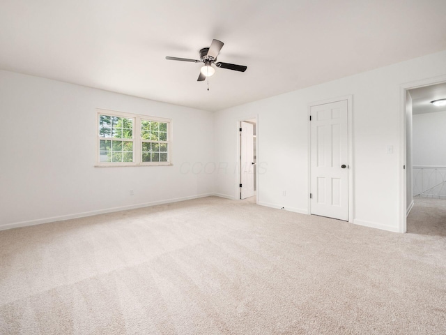 6509 Evening St, Worthington, OH 43085 - unfurnished bedroom featuring carpet flooring and a ceiling fan