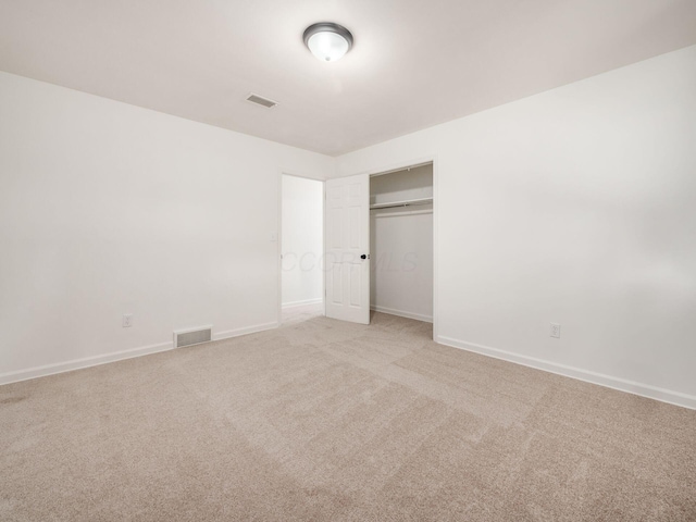 6509 Evening St, Worthington, OH 43085 - unfurnished bedroom with light carpet and a closet