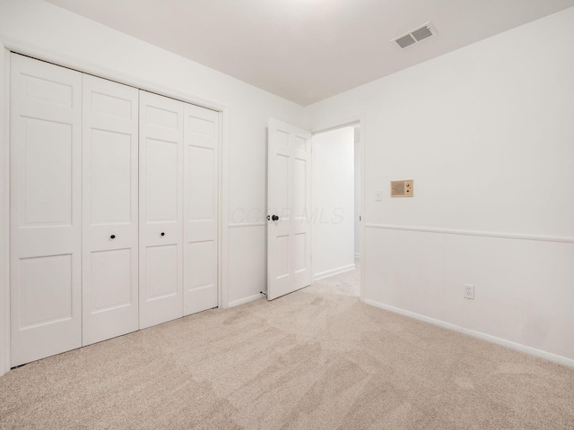 6509 Evening St, Worthington, OH 43085 - unfurnished bedroom featuring light colored carpet and a closet